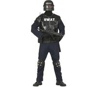 FIESTAS GUIRCA Costume Uomo Swat Polizia Taglia M