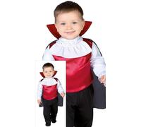 FIESTAS GUIRCA | Costume Vampiro Bambino - Camicia, Cappa e Pantaloni - Costumi di Halloween e Feste di Vampiri per Bambini Piccoli - Ideale per Bambini Piccoli
