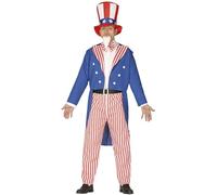 Fiestas Guirca Costume Zio Sam I Want You Mister America