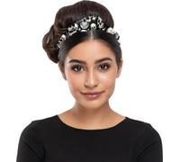 FIESTAS GUIRCA | Diadema in Tessuto con Fantasmi (Taglia Unica) - Accessorio per Costume di Halloween e Feste di Terrore - Ideale per Donna - Nero