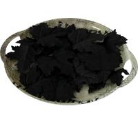 FIESTAS GUIRCA | Foglie di Zucca Nere (9-10 cm) - Decorazione di Halloween e Feste del Terrore - Accessori Spaventosi per Celebrazioni ed Eventi - Per Ambienti Oscuri e Scenari di Paura