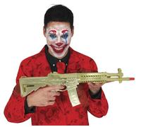 FIESTAS GUIRCA | Fucile Russo Dorato (58 cm) - Arma Giocattolo per Costume da Supereroi e Villains, Giullare e Halloween - Accessorio per Feste e Celebrazioni - Oro