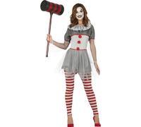 FIESTAS GUIRCA Generique - Costume Pagliaccio psicopatico Legging Donna