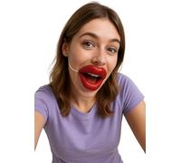 Fiestas Guirca Labbra rosse in lattice