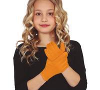 FIESTAS GUIRCA | Guanti Arancioni Bambini (17 cm) - Accessorio per Costume da Diavoli e Demoni - Ideale per Halloween, Carnevale e Feste in Maschera - Unisex per Bambini - Arancione