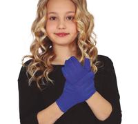 FIESTAS GUIRCA | Guanti Blu Bambini (17 cm) - Accessorio per Costume da Diavolo e Demone - Ideale per Halloween, Carnevale e Feste in Maschera - Unisex per Bambini - Blu
