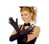 FIESTAS GUIRCA | Guanti (Taglia Unica) - Accessorio per Costume da Adulto - Ideale per Halloween, Feste Medievali, Banditi, Moschettieri e Anni '20 - Tessuto di Alta Qualità Nero