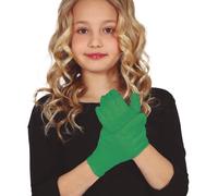 FIESTAS GUIRCA | Guanti Verde Scuro Bambini (17 cm) - Accessorio per Costume da Diavolo e Demone - Ideale per Halloween, Carnevale e Feste in Maschera - Unisex per Bambini - Verde