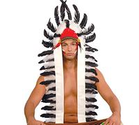 Fiestas Guirca GUI13241 - Fascia indiana con piume, 116 cm