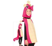 FIESTAS GUIRCA Incantevole costume da cavalluccio marino rosa per ragazzi o ragazze - Costumi per bambini con animali, ragazzi e ragazze - Unisex età 7-9 anni
