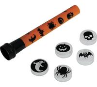 FIESTAS GUIRCA | Lanterna con Figurine di Halloween (16 cm) - Regalo di Dolcetto o Scherzetto per Feste in Maschera e Celebrazioni - Ideale per Decorazione di Halloween - Arancione e Nero