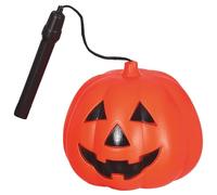 FIESTAS GUIRCA | Lanterna Zucca Halloween (10 cm) - Accessorio Decorativo per Dolcetto o Scherzetto per Feste Bambini e Adulti - Decorazione da Tavolo e Ambientazione Halloween e Oktoberfest
