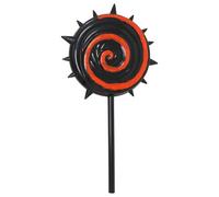 FIESTAS GUIRCA | Lecca Lecca Rosso e Nero (20 cm) - Accessorio per Costume da Pagliaccio per Halloween e Feste di Terrore - Ideale per Bambini e Adulti - Giocattolo per Carnevale e Altro