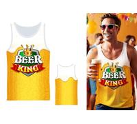 FIESTAS GUIRCA | Maglietta Beerking con Cappello (52-54/L) - Set di Accessori per Costume da Festa e Celebrazioni - Ideale per Uomo Adulto - Multicolore