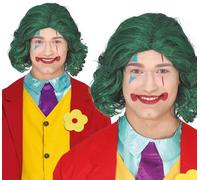 FIESTAS GUIRCA Man Green Medium Length Wig - Box