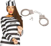 FIESTAS GUIRCA Manette in Metallo Giocattolo Polizia giochini Sexy