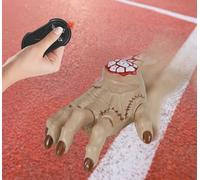 FIESTAS GUIRCA | Mano Andante con Telecomando (18 cm) - Decorazione di Halloween e Accessorio di Paura per Feste e Celebrazioni Terrificanti - Ideale per Ambienti Inquietanti - Beige