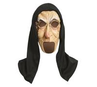 FIESTAS GUIRCA Maschera da Donna anziana con Cappuccio