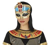 FIESTAS GUIRCA | Maschera da Faraone Egiziano (Taglia Unica) - Maschera per Costume dell'Antico Egitto - Ideale per Feste in Maschera, Carnevale e Halloween - Adulto Unisex