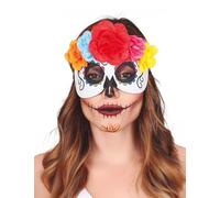 FIESTAS GUIRCA Maschera di Catrina con Fiori