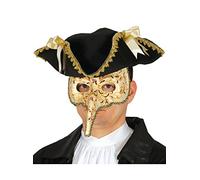 Fiestas Guirca Maschera Veneziana con Naso Lungo a Becco
