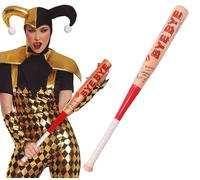 FIESTAS GUIRCA | Mazza da Baseball Giocattolo (73 cm) - Accessorio per Costume di Halloween e Feste a Tema - Ideale per Sport e Celebrazioni - Arma Finta - Marrone e Rosso