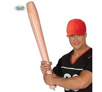 FIESTAS GUIRCA | Mazza Baseball Gonfiabile (70 cm) - Accessorio Sportivo per Feste in Maschera, Carnevale e Halloween - Ideale per Giochi e Celebrazioni a Tema - Per Bambini e Adulti - Naturale