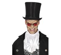 FIESTAS GUIRCA | Occhiali Gotici (Taglia Unica) - Accessorio per Costume da Vampiro e Halloween - Ideale per Feste di Terrore e Celebrazioni a Tema - Rosso e Nero