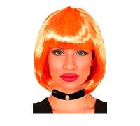 FIESTAS GUIRCA Orange Bob Wig 100 GR. - Borsa