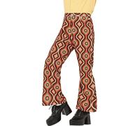 FIESTAS GUIRCA | Pantaloni anni 70 (52-54/L) - Accessorio ideale per feste a tema anni '70s, Carnevale e Halloween - Accessorio per costume retrò e vintage per adulti - Uomo adulto - Multicolore