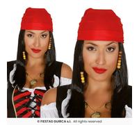 Fiestas Guirca Parrucca E Sciarpa Da Pirata Per Adulti Donna Multi Accessorio