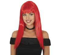 FIESTAS GUIRCA Parrucca Lunga Liscia Rossa