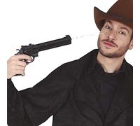 FIESTAS GUIRCA - Pistola Ad Acqua Revolver Colt Nero - Accessorio per travestimento - Cosplay per Carnevale - Tema: