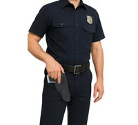 FIESTAS GUIRCA | Pistola Giocattolo con Fondina (22 cm) - Accessorio per Costume da Cowboy del Vecchio West e Avventure del Texas - Ideale per Halloween e Carnevale - Per Tutti - Nero