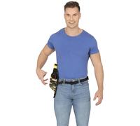 FIESTAS GUIRCA | Portabottiglia Marrone - Accessorio per Costume per Addii al Celibato e Celebrazioni con Birra - Ideale per Addio al Celibato e Altre Feste - Adulti - Marrone
