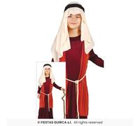 Fiestas Guirca Red Kids Costume Pastore San Giuseppe con Abito Carnevale