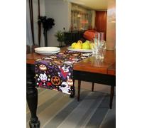 FIESTAS GUIRCA | Runner da Tavolo Mostri (28x275 cm) - Decorazione da Tavolo per Halloween e Feste in Maschera - Ideale per Celebrazioni ed Eventi - Multicolore