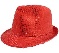 FIESTAS GUIRCA S.L. Cappello con Paillettes Rosso