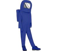 FIESTAS GUIRCA, S.L. Costume da Among Us Blu Spaziale per Bambini