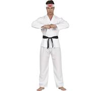 FIESTAS GUIRCA, S.L. Costume da Cobra Kai Bianco per Adulto
