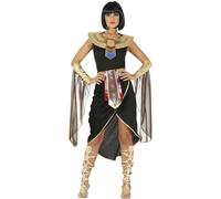 COSTUME CLEOPATRA CARNEVALE EGIZIANA VESTITO GUIRCA ADULTA REGINA EGITTO