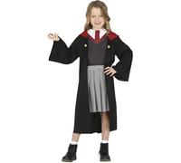 Costume da mago bambina Ermione vestito Potte vestito rosso