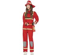 Costume di carnevale pompiere ragazzi travestimento vigile del fuoco 14-16 anni