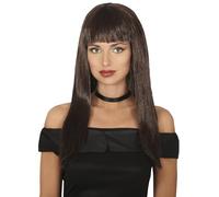 FIESTAS GUIRCA, S.L. Parrucca Castana Capelli Lunghi Eco