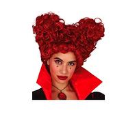 CARNEVALE HALLOWEEN PARRUCCA REGINA DI CUORI QUEEN WIG HEART SHAPED 4646 GUIRCA