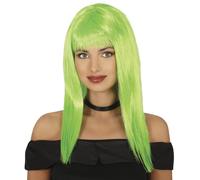FIESTAS GUIRCA, S.L. Parrucca Verde Capelli Lunghi Eco