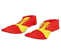 Fiestas Guirca- Scarpe Clown, Colore Rosso/Giallo, 36 cm, 17539