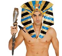 FIESTAS GUIRCA Scettro a Forma di Serpente per Travestimento egizio Faraone Egiziano
