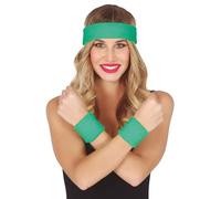 FIESTAS GUIRCA SET 2 BRACCIALI E NASTRO VERDE