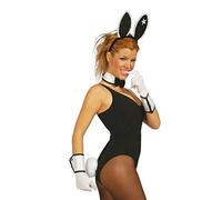 Fiestas Guirca Set coniglietta Pin up Bianco e Nero